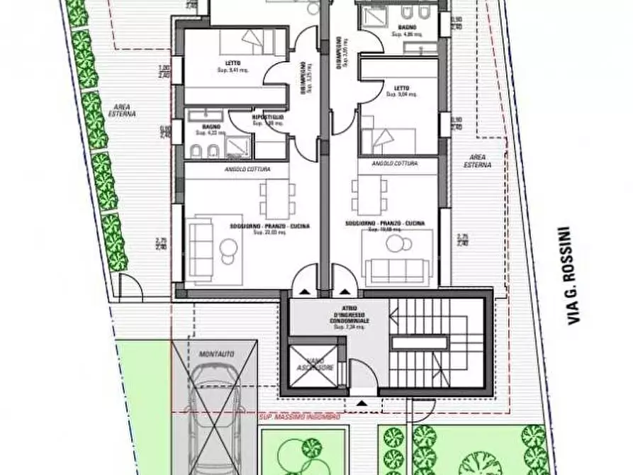 Immagine 5 di Appartamento in vendita  in Via Risorgimento a Cattolica
