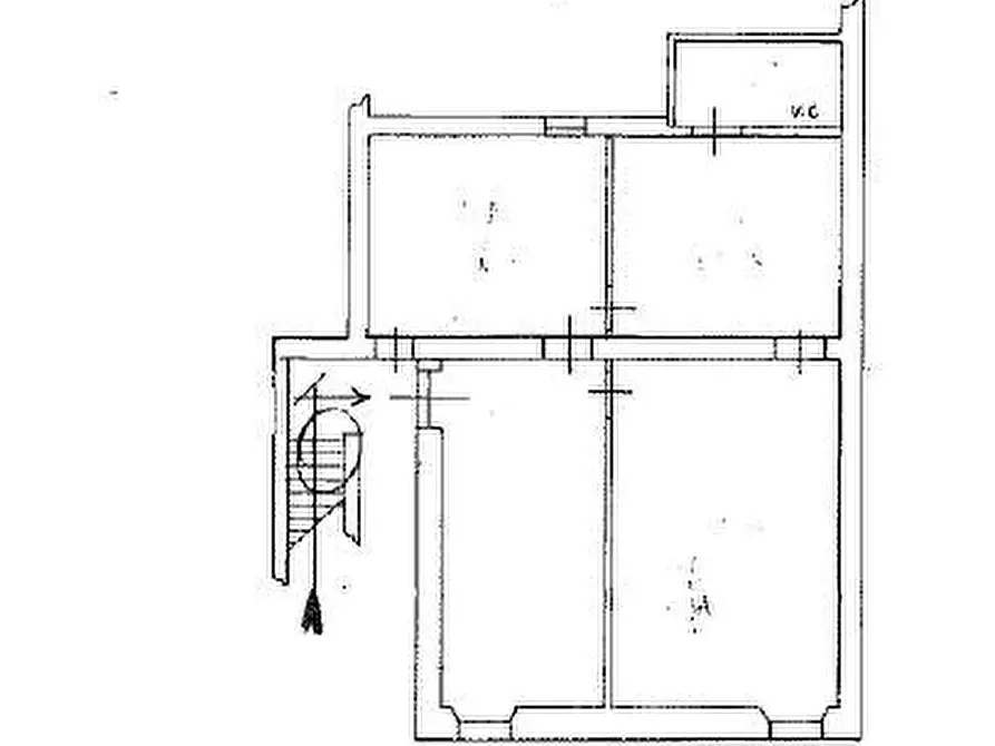 Immagine 12 di Appartamento in vendita  in Via Cardinal de Gambara a Viterbo