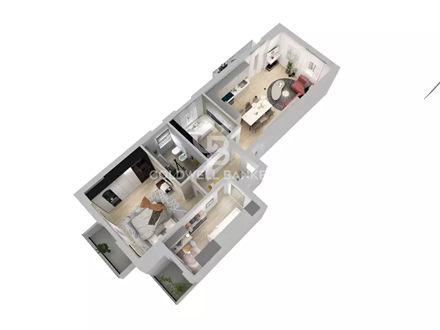 Immagine 29 di Appartamento in vendita  in Via Del Prantolo a Saludecio