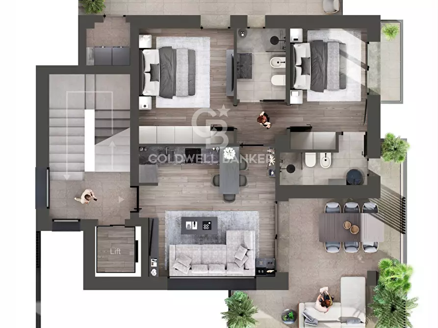 Immagine 2 di Appartamento in vendita  in Viale Virgilio a Riccione