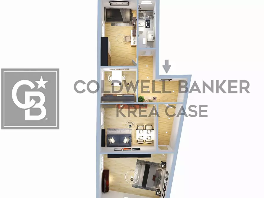 Immagine 6 di Appartamento in vendita  in Piazza di Nostra Signora di Guadalupe a Roma