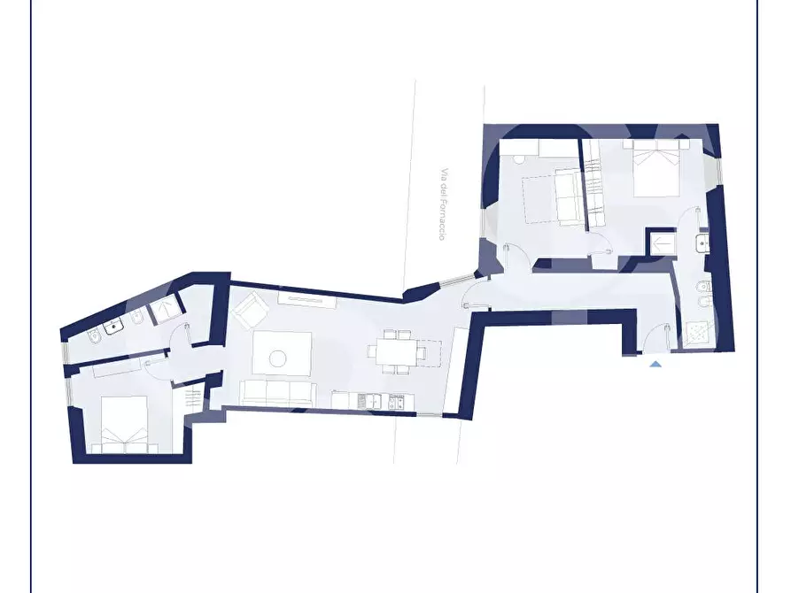 Immagine 23 di Appartamento in vendita  in Via Annio a Viterbo