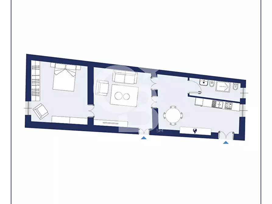 Immagine 19 di Appartamento in vendita  in Via del Meone a Viterbo