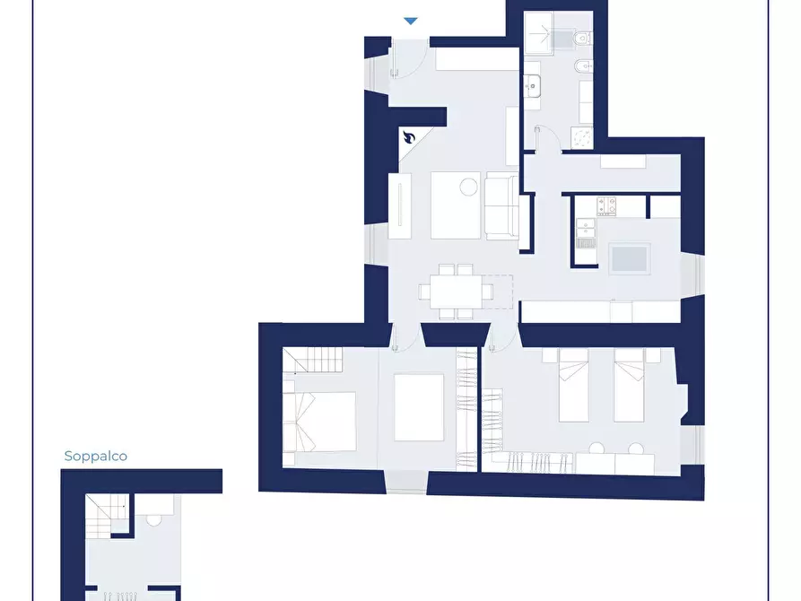 Immagine 18 di Appartamento in vendita  in Via Sacchi a Viterbo