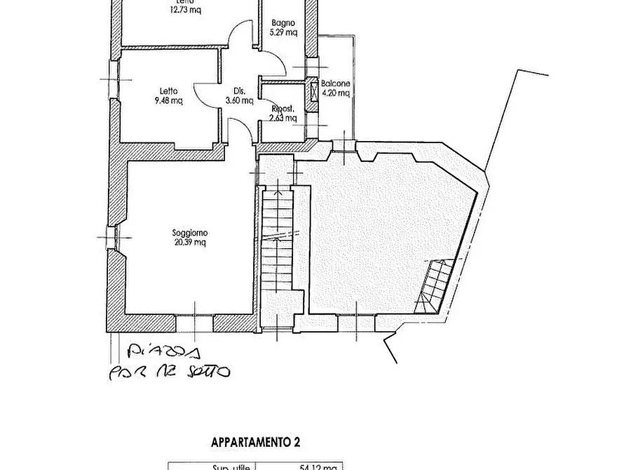 Immagine 26 di Palazzo in vendita  in Via Piazza Maggiore a Mondaino