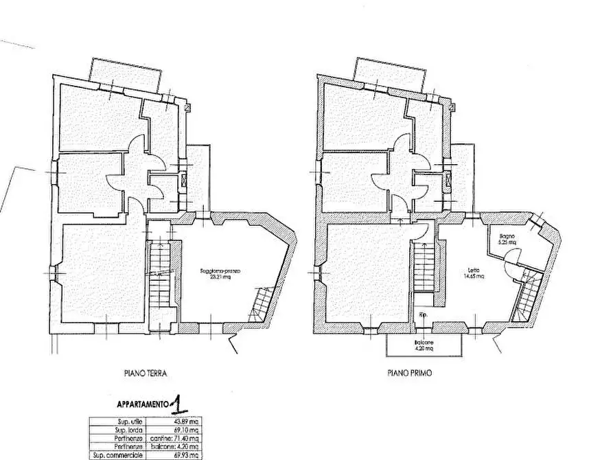 Immagine 14 di Palazzo in vendita  in Via Piazza Maggiore a Mondaino