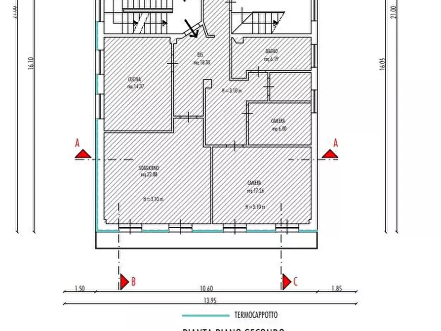 Immagine 23 di Appartamento in vendita  in Via Bovio a Cattolica