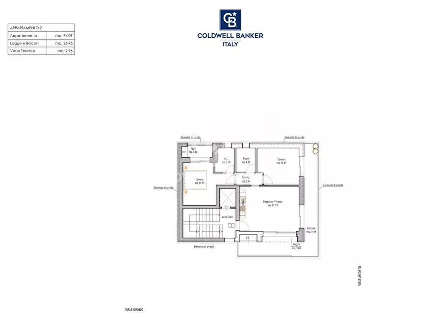 Immagine 24 di Appartamento in vendita  in Viale Orazio a Riccione