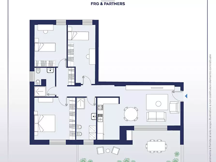 Immagine 15 di Appartamento in vendita  in Via Orio Vergani a Viterbo