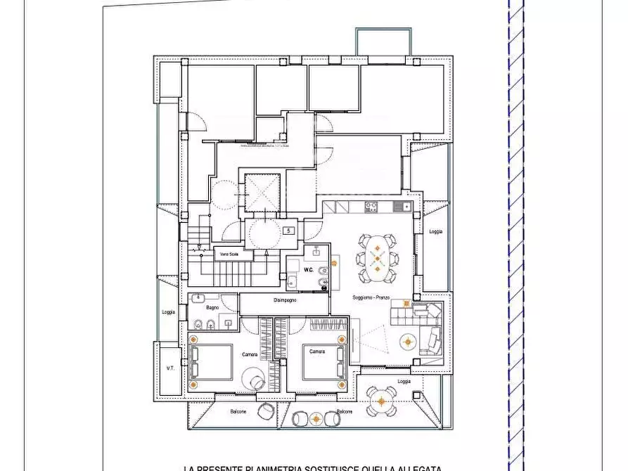 Immagine 30 di Appartamento in vendita  in Via Bassini a Riccione
