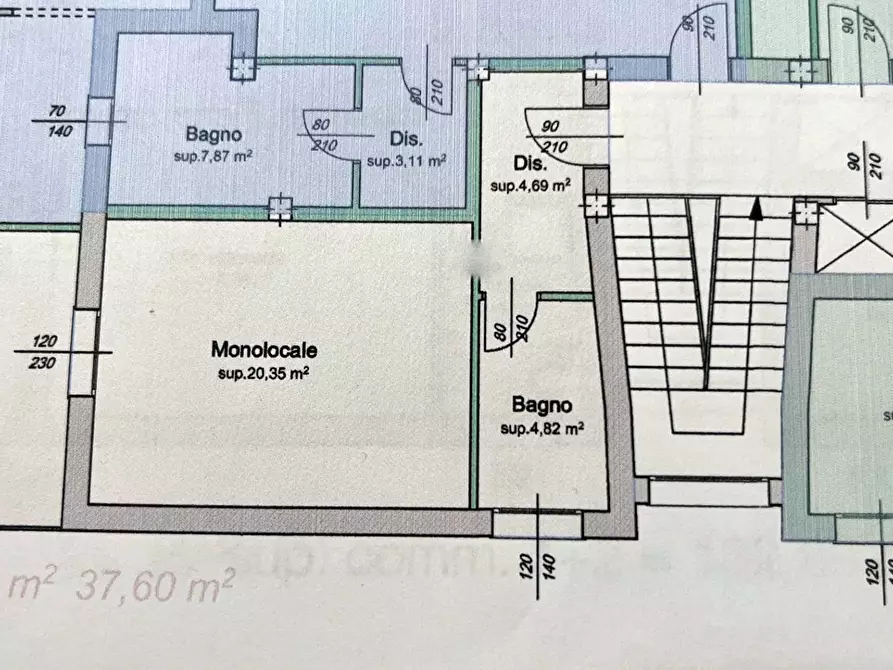 Immagine 1 di Attico in vendita  a Mantova