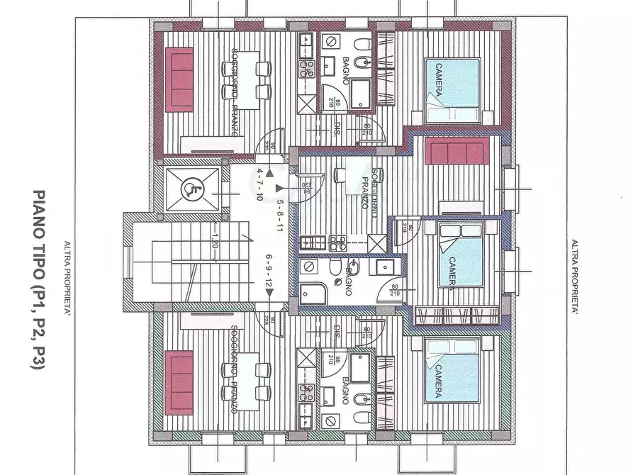 Immagine 6 di Appartamento in vendita  in Piazza San Giovanni Battista a San Benedetto Del Tronto