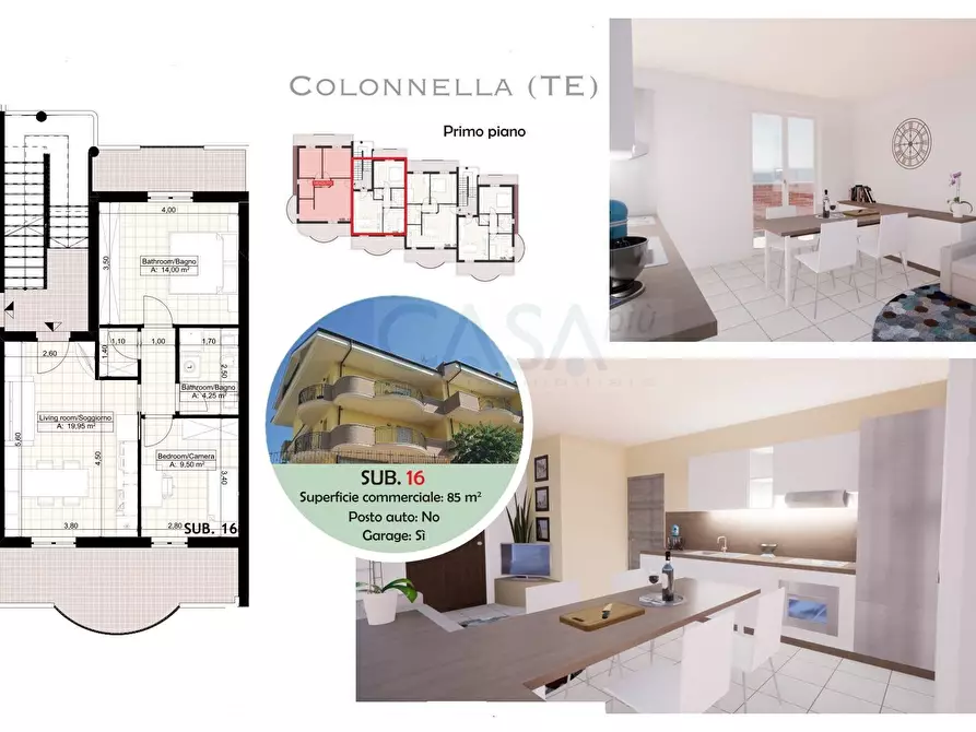 Immagine 14 di Appartamento in vendita  in Contrada san martino a Colonnella