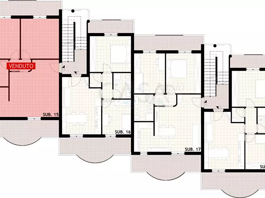 Immagine 13 di Appartamento in vendita  in Contrada san martino a Colonnella
