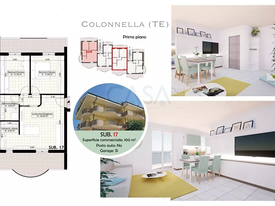 Immagine 1 di Appartamento in vendita  in Contrada san martino a Colonnella