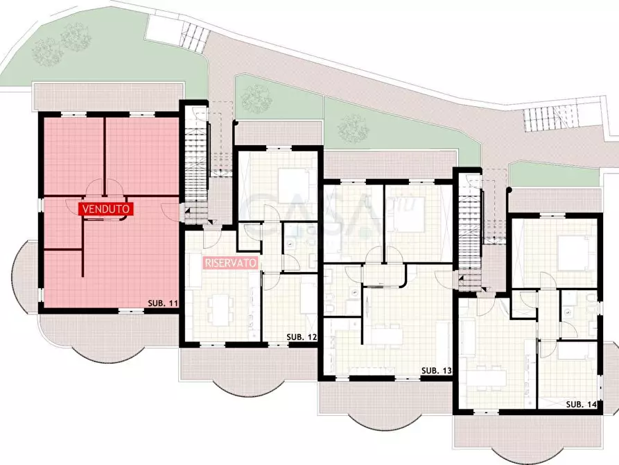 Immagine 12 di Appartamento in vendita  in Contrada san martino a Colonnella