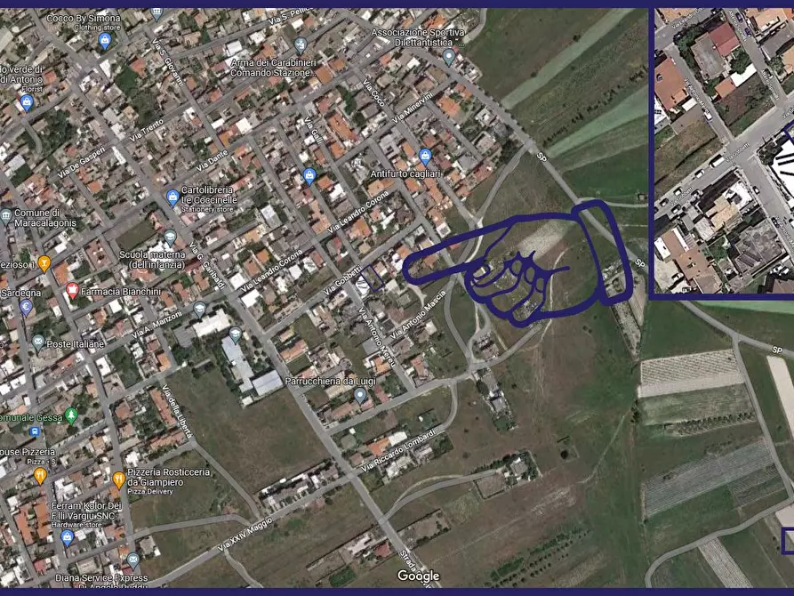 Immagine 10 di Terreno residenziale in vendita  in via Piero Gobbetti a Maracalagonis