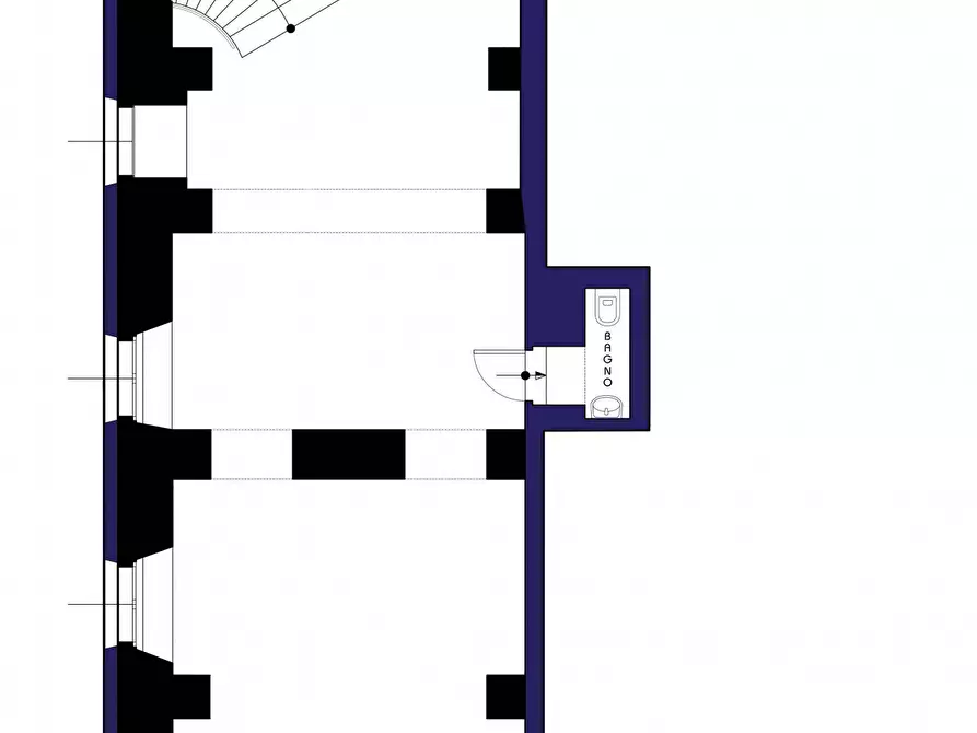 Immagine 17 di Locale commerciale in affitto  in via dei Pisani, n.1, angolo viale Regina Margherita a Cagliari