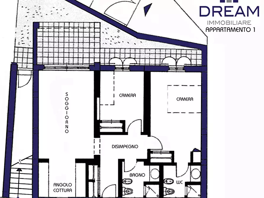 Immagine 22 di Casa semindipendente in vendita  in via Isonzo a Domus De Maria