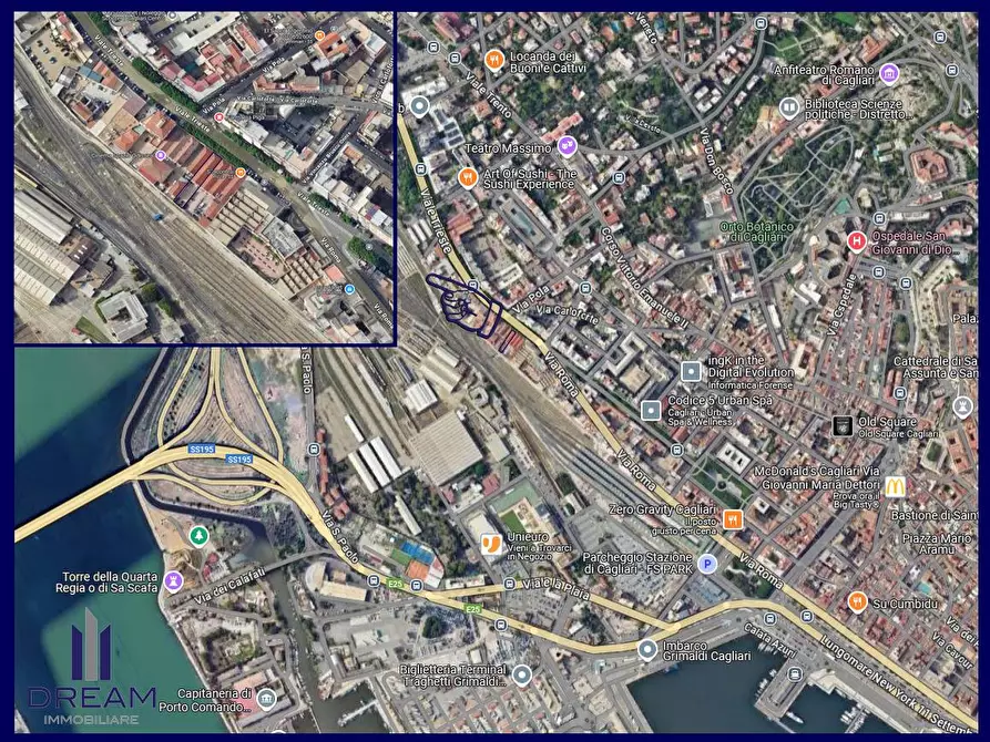 Immagine 27 di Locale commerciale in affitto  in Viale Trieste a Cagliari