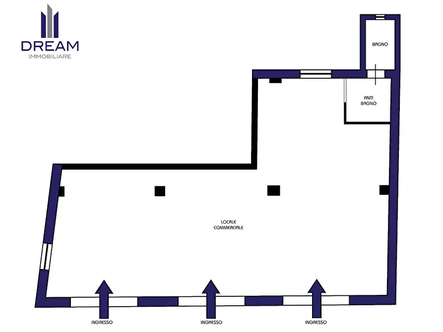 Immagine 14 di Locale commerciale in affitto  in via Diaz a Quartu Sant'elena