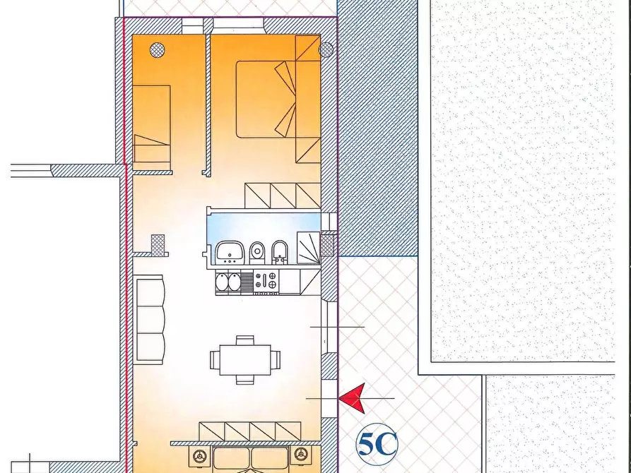 Immagine 10 di Appartamento in vendita  in Via Ugo La Malfa a Martinsicuro