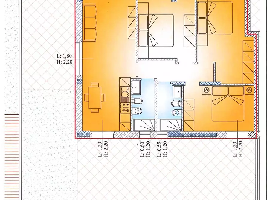 Immagine 10 di Appartamento in vendita  in Via Ugo La Malfa a Martinsicuro
