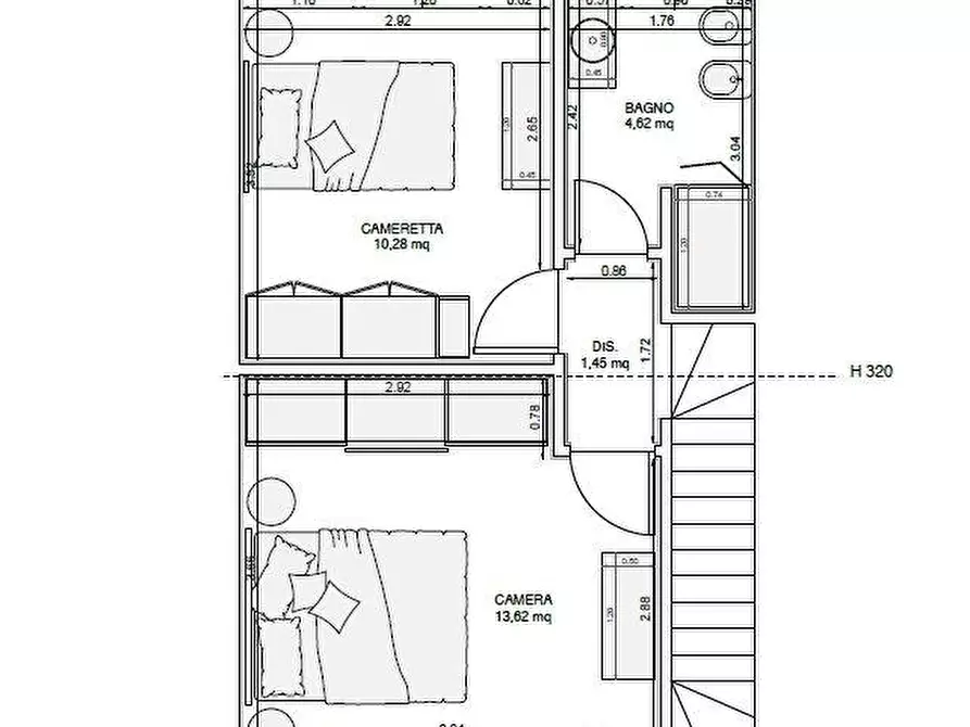 Immagine 7 di Villetta a schiera in vendita  in Contrada canale a Bucchianico