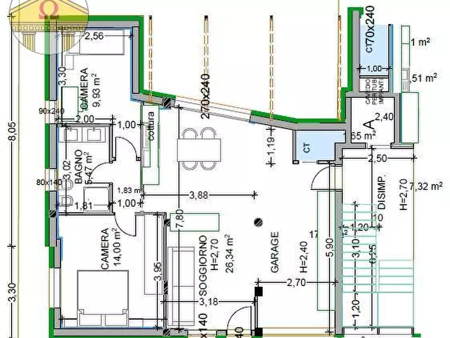 Immagine 4 di Appartamento in vendita  a Treviso