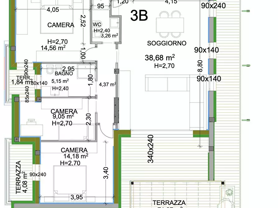 Immagine 1 di Appartamento in vendita  a Treviso