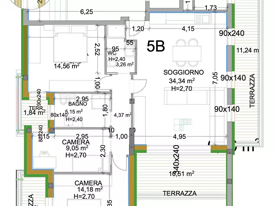 Immagine 1 di Appartamento in vendita  a Treviso