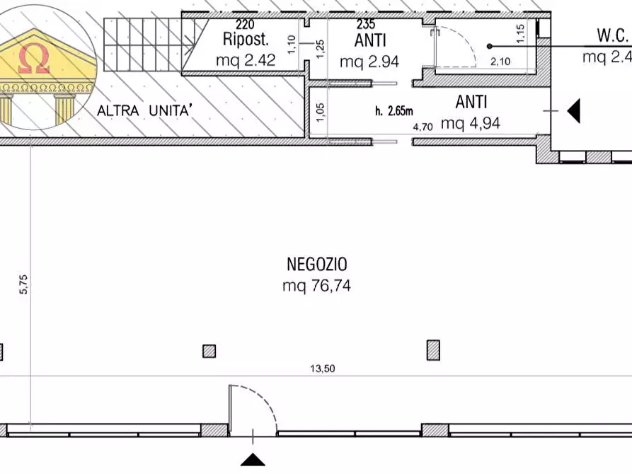 Immagine 2 di Negozio in affitto  a Ponzano Veneto