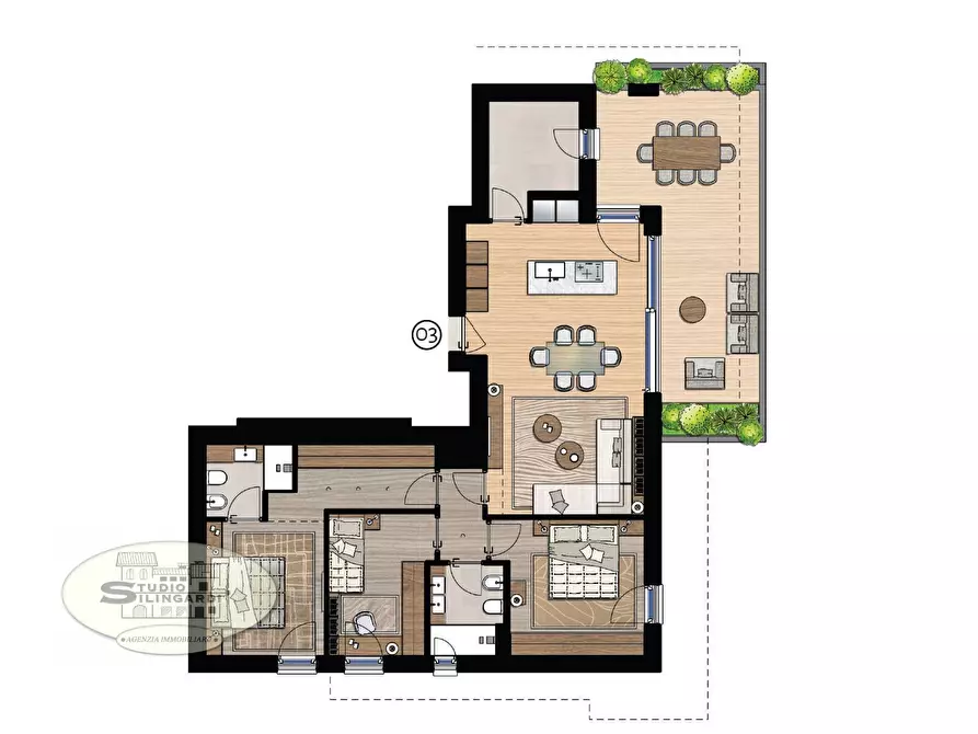 Immagine 11 di Appartamento in vendita  in VIA SAN FRANCESCO a Formigine