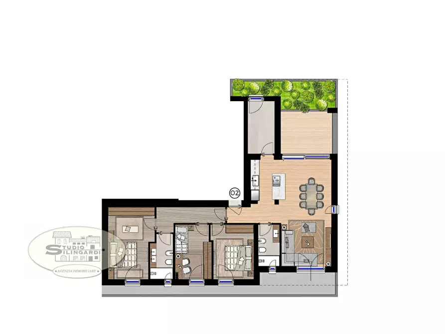 Immagine 12 di Appartamento in vendita  in VIA SAN FRANCESCO a Formigine