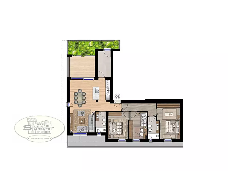 Immagine 15 di Appartamento in vendita  in VIA SAN FRANCESCO a Formigine