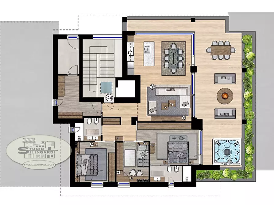 Immagine 3 di Attico in vendita  in VIA SAN FRANCESCO a Formigine