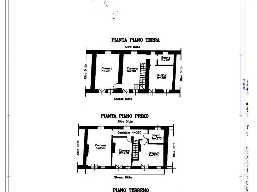 Immagine 21 di Casa semindipendente in vendita  in via isonzo a Caluso
