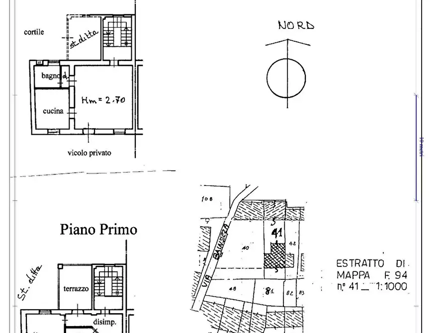 Immagine 30 di Casa semindipendente in vendita  in via bainsizza a Caluso