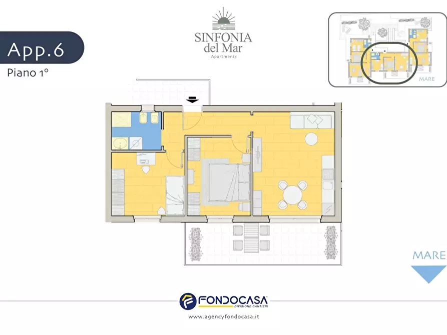 Immagine 2 di Appartamento in vendita  in Via Trento e Trieste a Borgio Verezzi