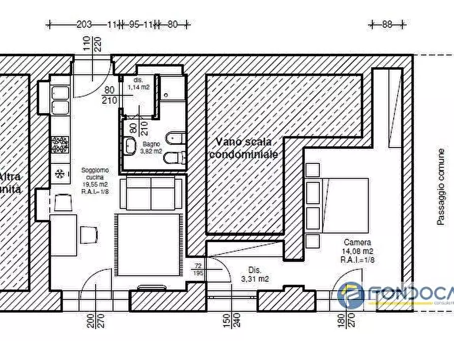 Immagine 7 di Appartamento in vendita  in VIA GHIDONI a Ospitaletto