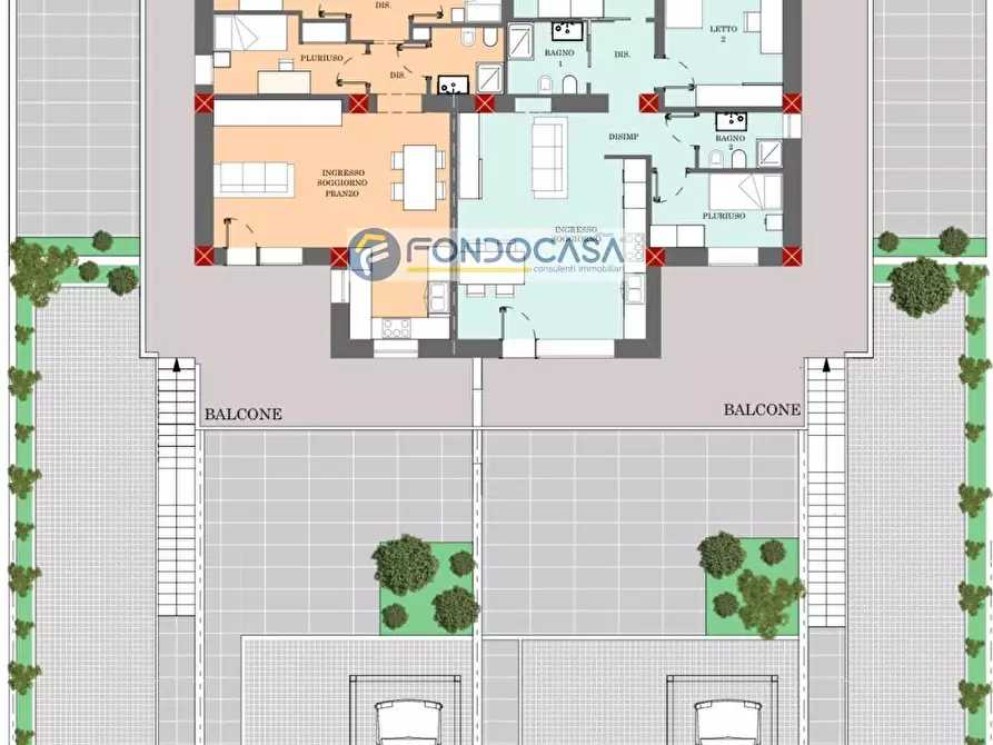 Immagine 19 di Appartamento in vendita  in Via Leuca Tempi Nuovi a Lecce