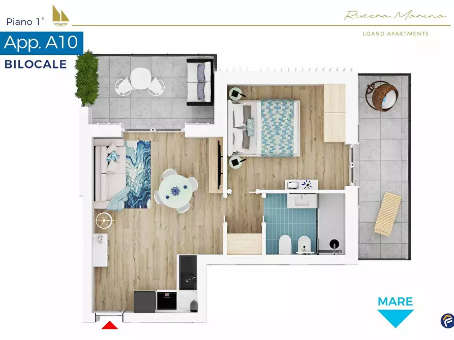 Immagine 18 di Appartamento in vendita  in VIA AURELIA a Loano