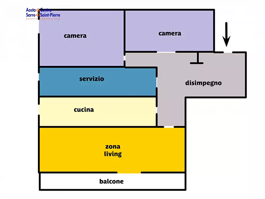 Immagine 20 di Appartamento in vendita  in Rue de Vachery a Etroubles