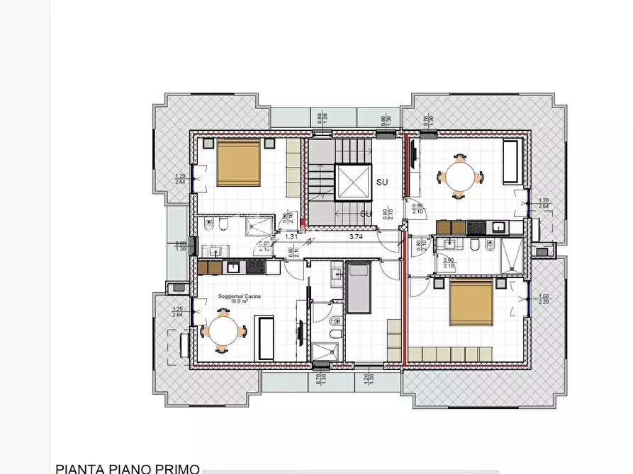 Immagine 6 di Appartamento in vendita  in Via Fratelli Cervi 18 a San Benedetto Del Tronto