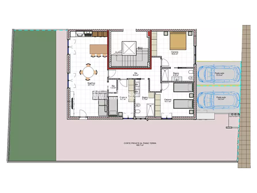 Immagine 5 di Appartamento in vendita  in Via Fratelli Cervi 18 a San Benedetto Del Tronto