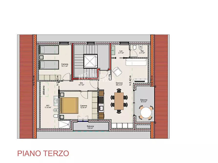 Immagine 5 di Appartamento in vendita  in Via Fratelli Cervi 18 a San Benedetto Del Tronto