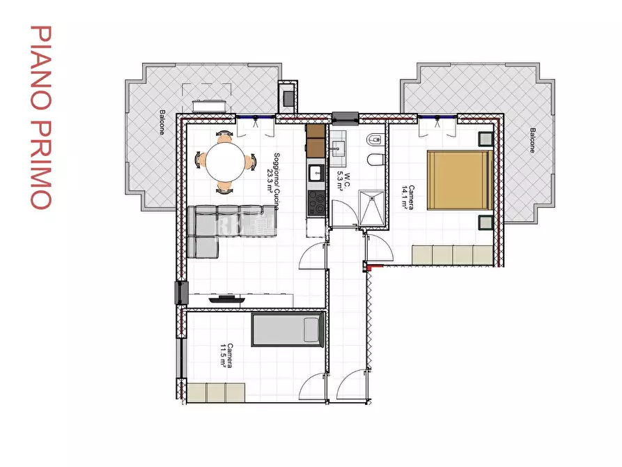 Immagine 5 di Appartamento in vendita  in Via Fratelli Cervi 18 a San Benedetto Del Tronto