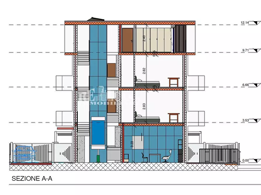 Immagine 9 di Appartamento in vendita  in Via Fratelli Cervi 18 a San Benedetto Del Tronto