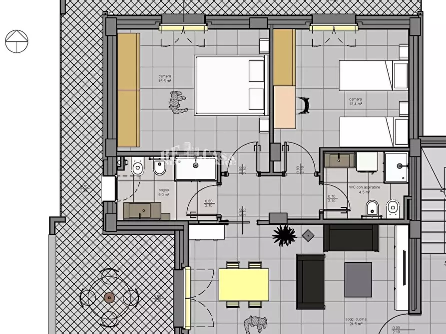 Immagine 2 di Appartamento in vendita  in via Tintoretto a Grottammare