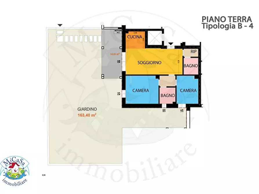 Immagine 4 di Appartamento in vendita  in Via delle Magnolie 1 a Pisa